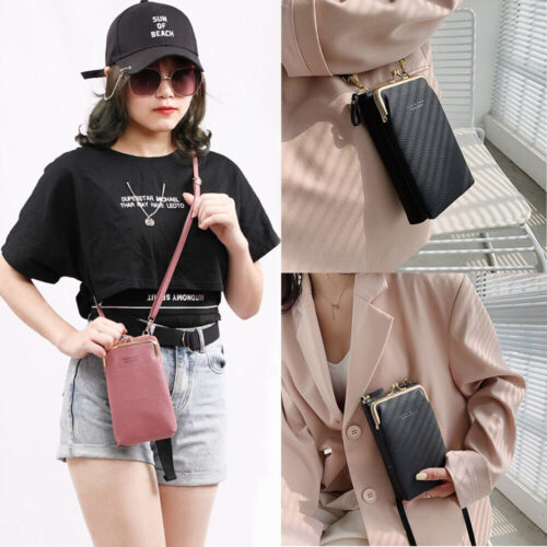 Women's Crossbody Bag Phone Pouch Shoulder Bag Card Holder Wallet Pocket Bag US