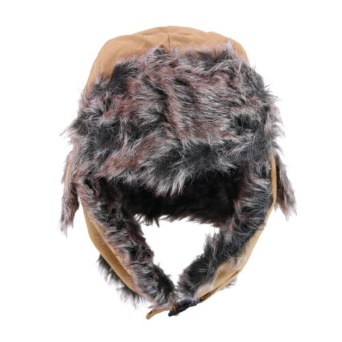 Clear Creek Women's Twill Synthetic Fur Lined Aviator Winter Hat