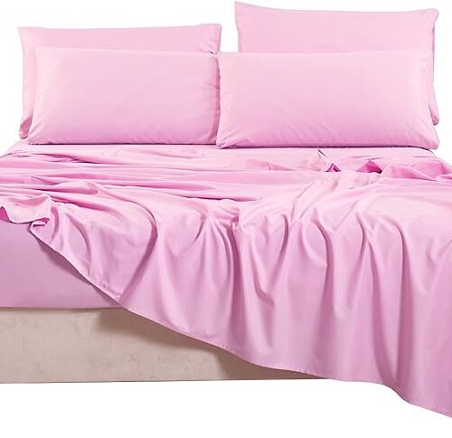 a1 Bedlifes Queen Sheet Set- Cooling Sheets-Ultra Soft-Silky-Breathable-Deep Pocket- 1800 Series Bedding
