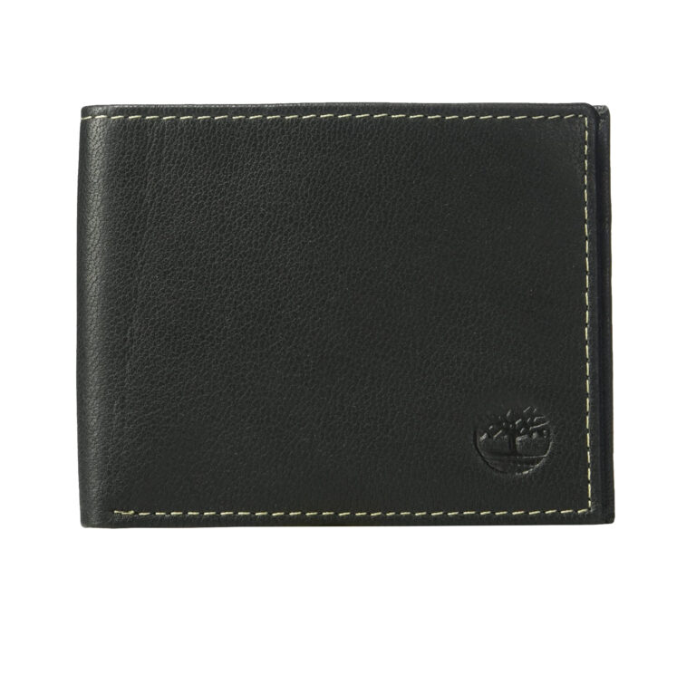 a686f944-67e6-5f56-8ede-37817462d2a6 Timberland Men's Leather Billfold Logo Wallet w/ Leather Key Chain