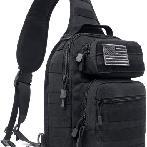 s-l1600 (14) Tactical Sling Bag Pack Military Rover Shoulder Backpack Molle Assault Range Bag