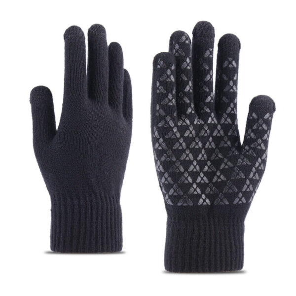 Men Women Winter Snow Gloves Touchscreen Windproof Warm Thick Knit Thermal Gift