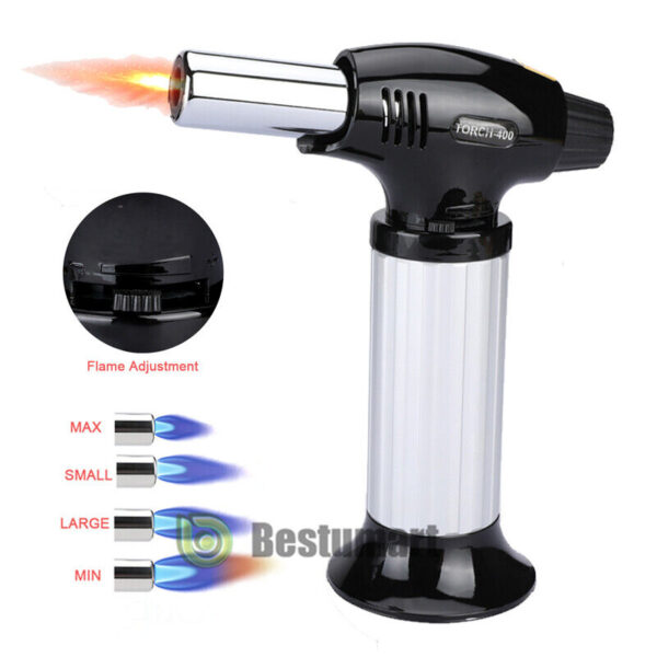 1300℃ Refillable Gas Micro Torch Cigar Lighter Soldering Welding Heat Gun Kit 5
