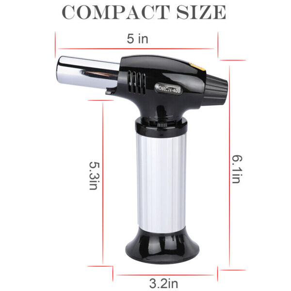 1300℃ Refillable Gas Micro Torch Cigar Lighter Soldering Welding Heat Gun Kit 4