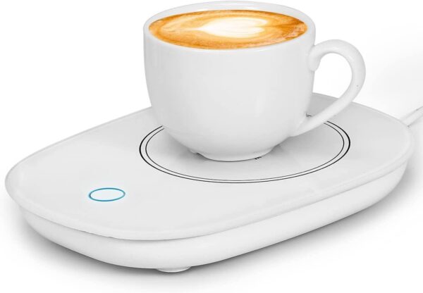 Electric Coffee Cup Warmer Mug Tea Milk Heater Pad Mat Office Home Auto Shut Off 1