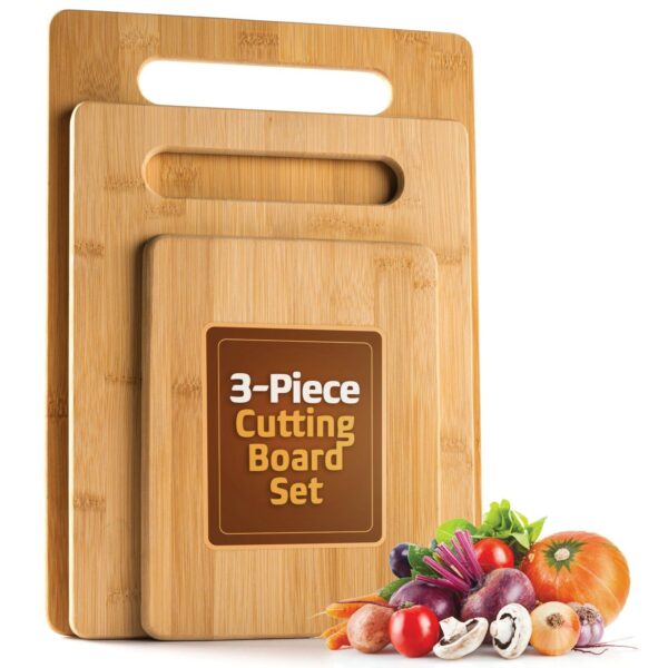 s-l1600 - 2023-11-26T105358.180 Bamboo Cutting Board 3 Piece Set, Wood Chopping Boards Serve Meat,Veggies,Cheese
