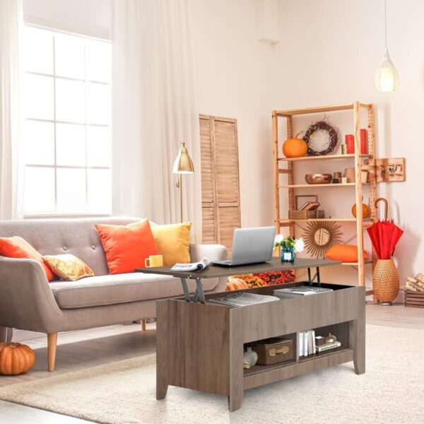 s-l1600 - 2023-11-30T085322.390 Lift Top Coffee Table w Hidden Compartment Storage Shelf Living Room