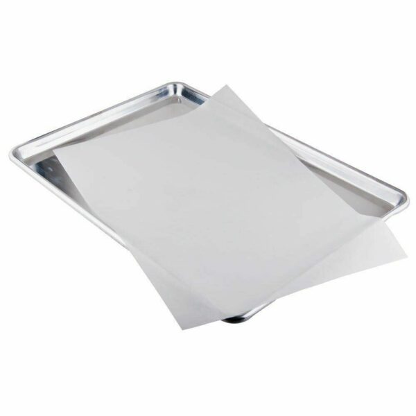 Bleached White Parchment Paper Baking Sheets Pan Liner 12x16 75 Pack