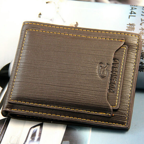 Stylish Men's Bifold Leather Wallet ID Credit Card Holder Billfold Purse Clutch
