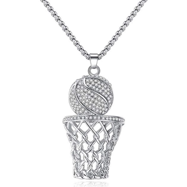 s-l1600 (51) Ice City Iced Basketball Hoop Pendant 24" Gold Necklace Silver Necklace for Men