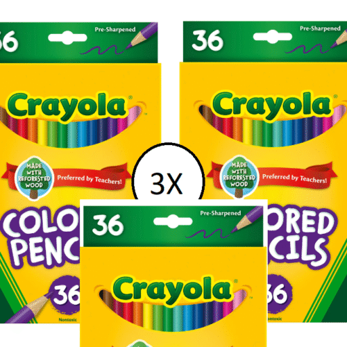 s-l1600 (60) Crayola Colored Pencils (36ct), Kids Pencil Set, School Supplies