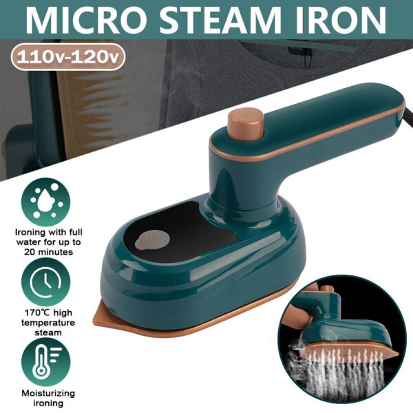 Mini Portable Micro Steam Iron Machine Steamer Handheld Garment Clothes Ironing