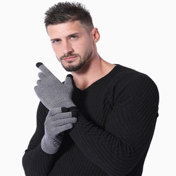 Men Women Winter Snow Gloves Touchscreen Windproof Warm Thick Knit Thermal Gift 3