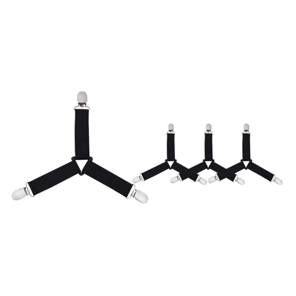 Fasteners Adjustable Elastic Suspenders Straps Mattress Covers Clips