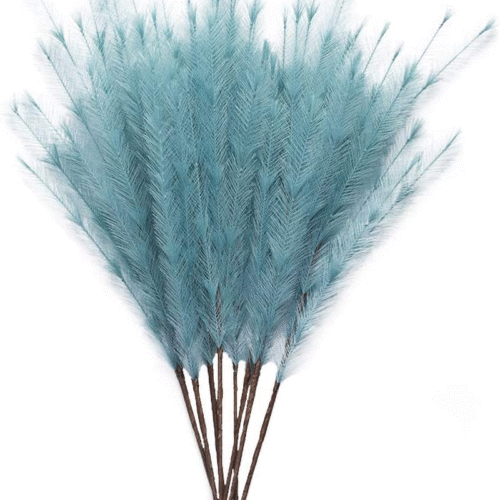 s-l1600 (82) Uiizic Faux Pampas Grass 8 PCS 30"/76Cm Dried Fluffy Artificial Flowers Ascendan
