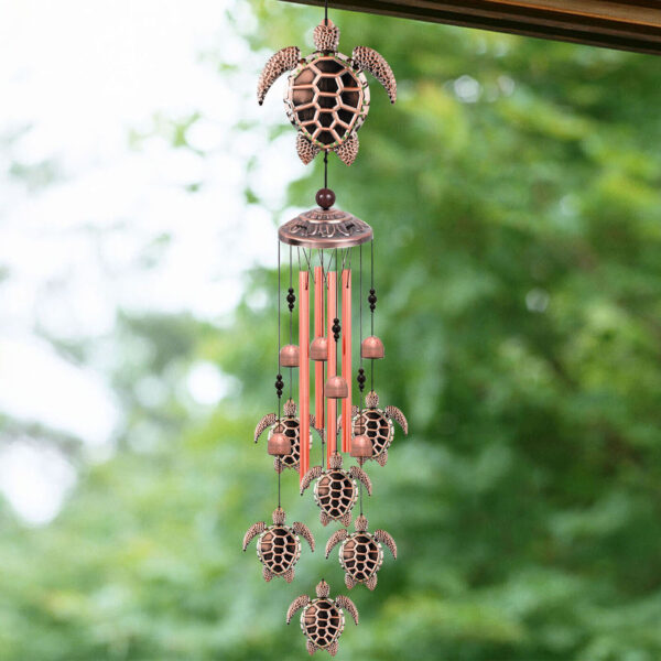 Large Turtle Wind Chimes 33 Bells Windchime Outdoor Garden Home Yard Decor Gift