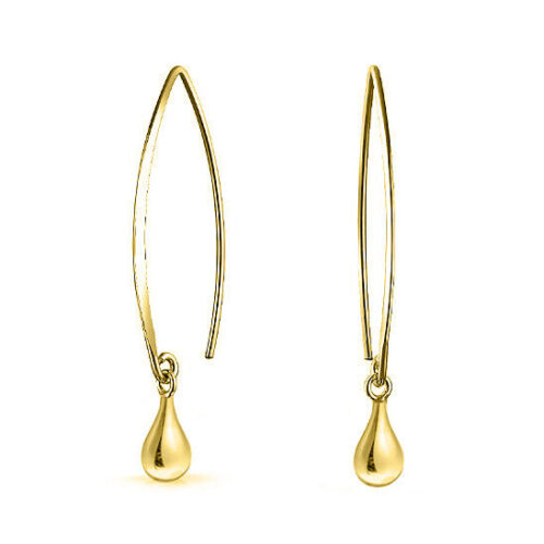Sterling Silver Teardrop Dangle Earrings For Women