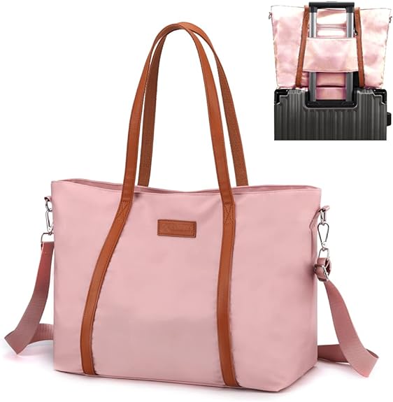 Scioltoo Work Bags for Women Tote Nylon Large Shoulder 15.6 In Laptop Purse Bag 1