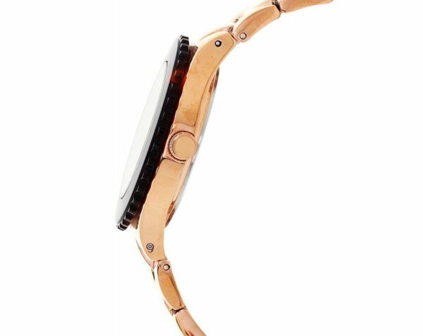 Guess Women's Rose Gold Brown Dial Stainless Steel Watch 3
