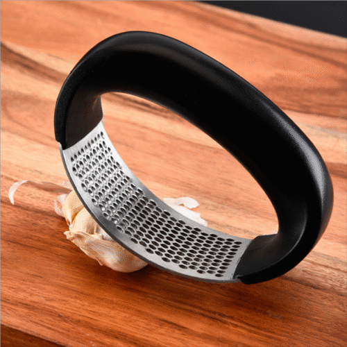 Garlic Press Crusher Mincer Chopper Peeler Squeeze Ginger Cutter Stainless Steel