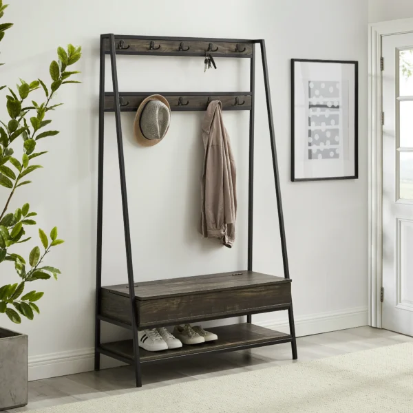 Jacobsen Hall Tree Brown 3