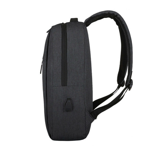 Men's Waterproof Laptop Bag Backpack Travel Rucksack School w/ USB Charging Port 2