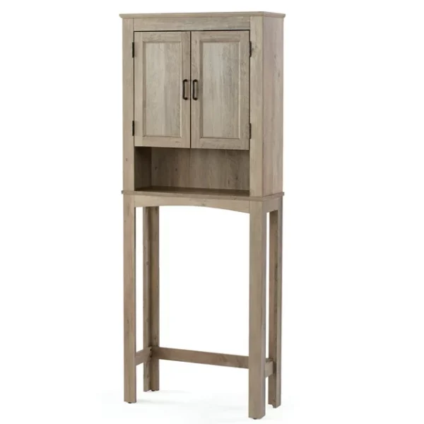Better Homes & Gardens 26" W over the Toilet Space Saver Shelves, for Adult and Kid Toiletries, Gray 2