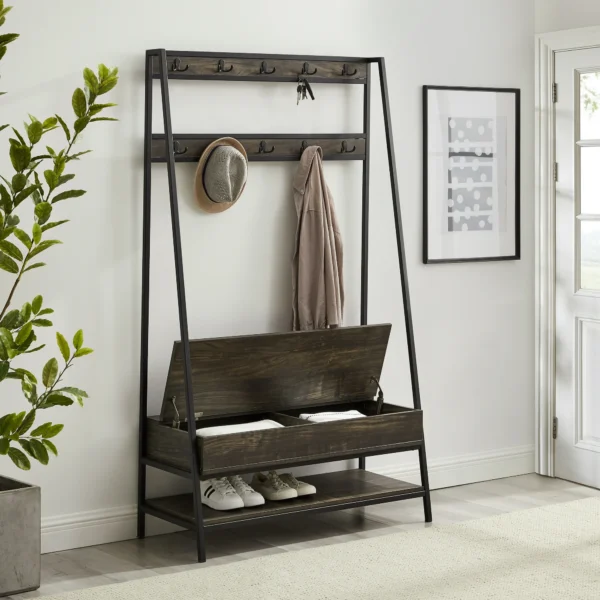 Jacobsen Hall Tree Brown 4