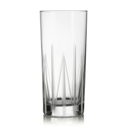 3 pcs (2) Libbey Cut Cocktails Structure Tumbler Glasses, Set of 4
