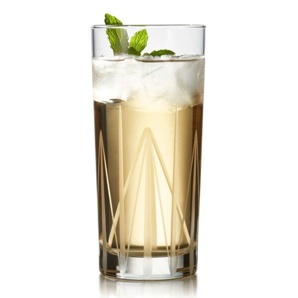 Libbey Cut Cocktails Structure Tumbler Glasses, Set of 4 2
