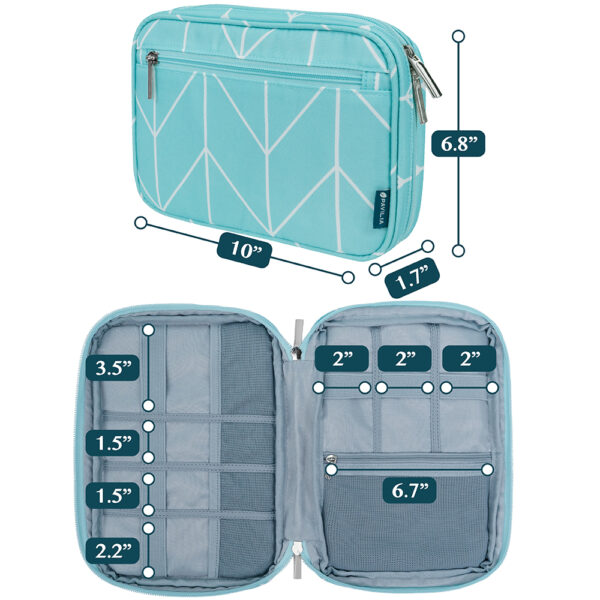 Electronic Accessories USB Cord Charger Cable Organizer Bag Travel Storage Case 3
