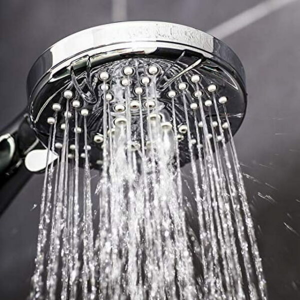 AquaBliss TheraSpa Hand Shower - 6 Mode Massage Head with Hose High Pressure to Gentle Water Saving Mode - 6.5 FT No-Tangle Handheld with Extra Long Hose and Adjustable Mount,Chrome