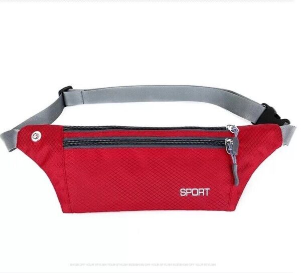 Waterproof Running Belt Fanny Pack Waist Pouch Outdoor Camping Hiking Zip Bag 6
