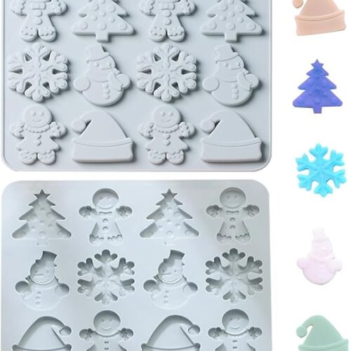 610C-dKRz+L._AC_SX569_ Verdental 2 Pieces Chocolate Molds Non-stick Silicone Baking Mold for Candy, Marshmallow, Jelly, Gummy, Ice Tray, Soap, Cupcake Decoration - Pink (Bear, House)