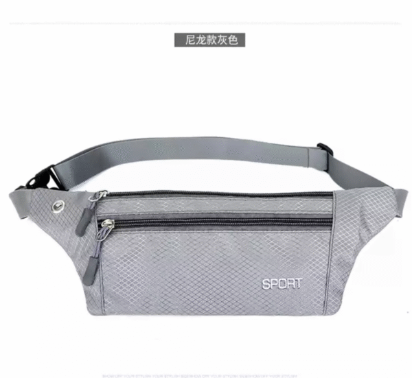 Waterproof Running Belt Fanny Pack Waist Pouch Outdoor Camping Hiking Zip Bag 7