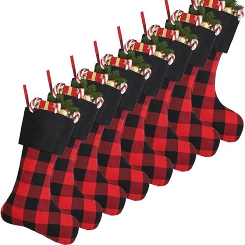 Christmas Stockings Large Personalized Stocking Decorations for Family Xmas Holiday Party