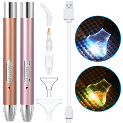 DIY Painting Tools 5D Diamond Painting USB Rechargeable Lighting Point Drill Pen