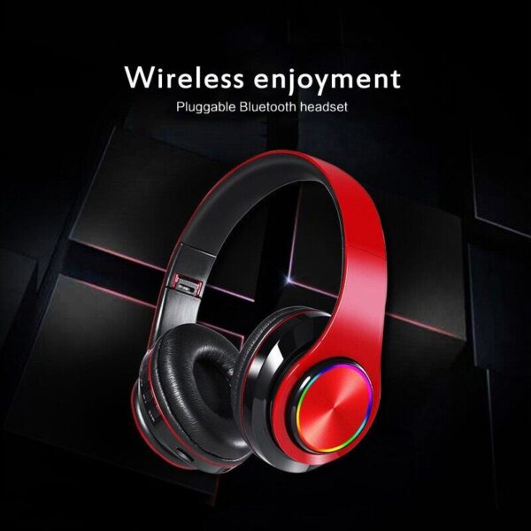 Super Bass Wireless Bluetooth Headphones Foldable Stereo Earphones Headsets Mic 1