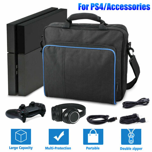 s-l1600 (1) Travel Storage Carry Case Pouch Shoulder Bag for Sony PlayStation4 PS4 Pro/Slim