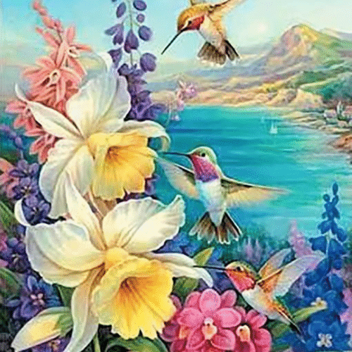 Diamond Painting Kits for Adults, Bird 5D DIY Diamond Art Kits Full Drill Diamond