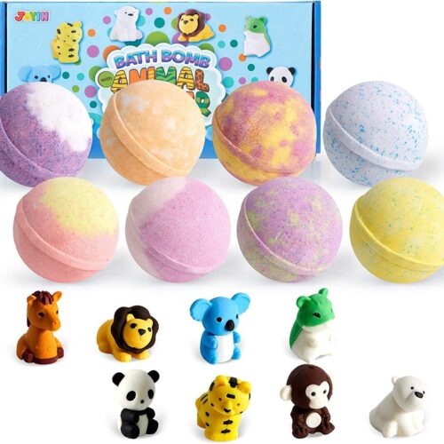 s-l1600 (10) JOYIN Bath Bombs for Kids with Animal Figures, 16 Pack Bubble Bath Bombs