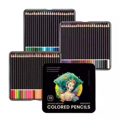 s-l1600 (12) Premier Colored Pencils 72 Pack - Drawing Artist Kit BEST SELLER Free Shipping