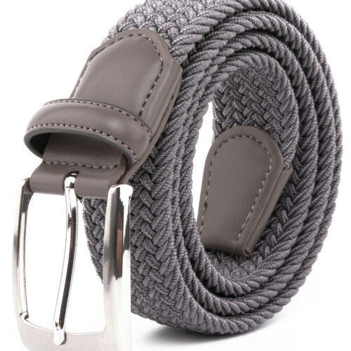 Elastic Fabric Braided Belt,Enduring Stretch Woven Belt for Unisex Men/Women/Jun