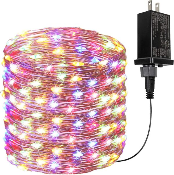 200 LED Christmas String Lights Indoor Outdoor Waterproof Plug in for Tree Room 1