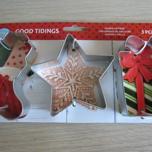 s-l1600 (15) Metal Cookie Cutters Tree Bat Turkey Apple Leaf Pumpkin Ghost 3 Pack New