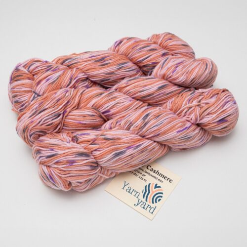 Cashmere Yarn Blend, Turquoise Blue Hand Dyed Cashmere for Crochet and Knitting