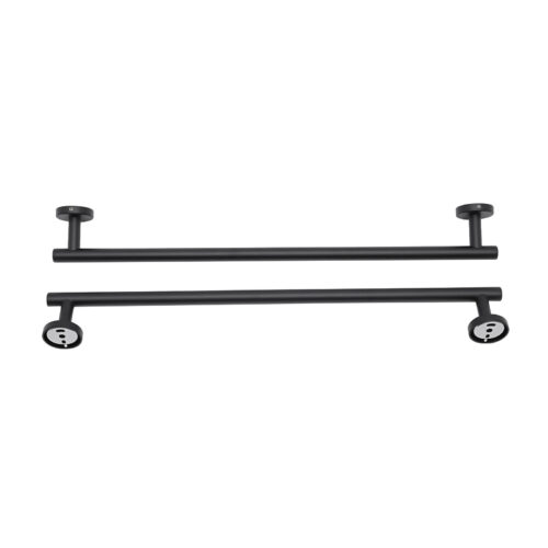 24 Inch 2Pcs Towel Bar Stainless Steel Towel Rack Bathroom Rail Holder Hanger