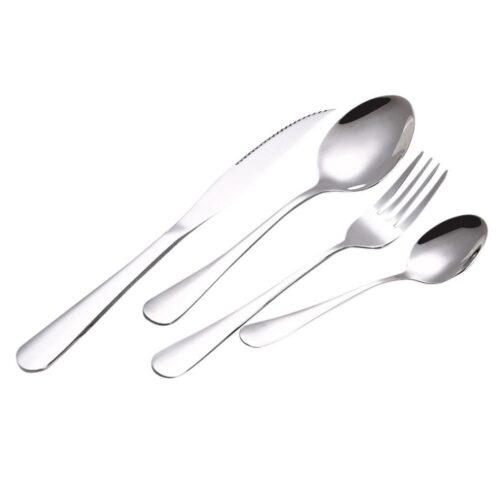 s-l1600 (20) 4Pcs Flatware Rainbow Dinnerware Stainless Steel Tableware Set Fork Spoon Knife