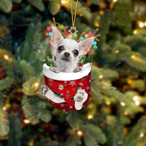 Christmas Dog Ornament Xmas Tree Hanging Statues