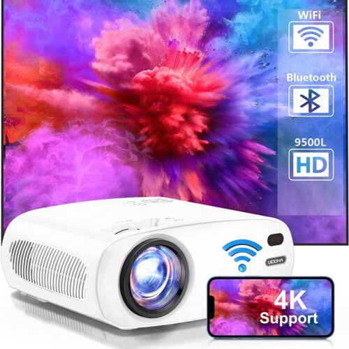 VIDOKA 9500L Native 1080P Projector FHD Movie Outdoor Projector Bundled with Bag Condition: New